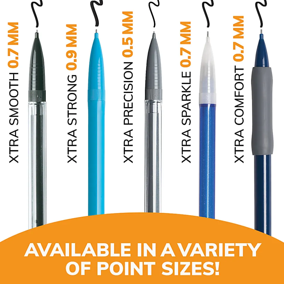 BIC Mechanical Pencils, Xtra Strong, 0.9 mm, Assorted Barrel Colors, Pack Of 24 Pencils