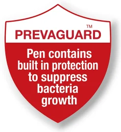 BICĀ® Prevaguard Round Stic Pens With Antimicrobial Additive, Medium Point, 1.0 mm, Blue Barrel, Blue Ink, Pack Of 60 Pens