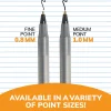 BIC Round Stic Ballpoint Pens, Medium Point, 1.0 mm, Translucent Barrel, Red Ink, Pack Of 12