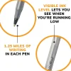 BIC Round Stic Xtra Life Ballpoint Pens, Medium Point, 1.0 mm, Translucent Barrel, Black Ink, Pack Of 36 Pens