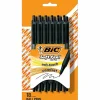 BIC Soft Feel Retractable Ball Point Pen, Medium Point, 1.0MM, Black, Pack Of 18