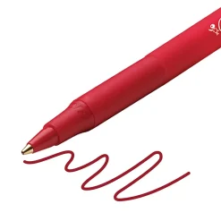 BIC Soft Feel Retractable Ball Point Pen, Medium Point, 1.0mm, Business Assorted, Assorted Barrels, Pack Of 18