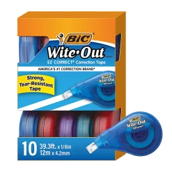 BIC Wite-Out Brand EZ Correct Correction Tape, 3/16