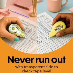BIC Wite-Out Brand Mini Correction Tape, 19.6', Pack Of 6
