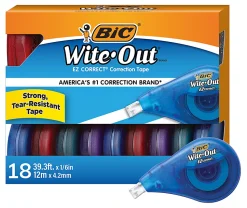BIC Wite-Out EZ Correction Tape, 478-13/16