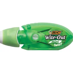 BIC Wite-Out Mini Twist Correction Tape, No Dry Time, Tear Resistant Tape, White, 2-Count