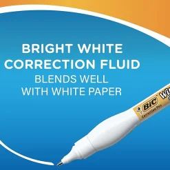 BIC Wite-Out Shake 'N Squeeze Correction Pen - Pen Applicator - 8 mL - White - Fast-drying - 12 / Box