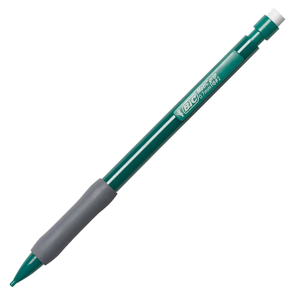 BIC Xtra Comfort Mechanical Pencils, 0.7 mm, Assorted Barrel Colors, Pack Of 6