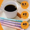 BIC® Xtra-Smooth Mechanical Pencils, Medium Point, 0.7 mm, #2 Lead, Assorted Pastel Barrel Colors, Pack Of 40 Pencils