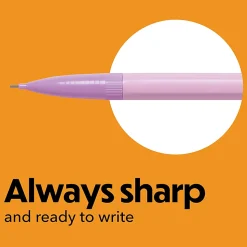 BIC® Xtra-Smooth Mechanical Pencils, Medium Point, 0.7 mm, #2 Lead, Assorted Pastel Barrel Colors, Pack Of 40 Pencils