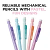 BIC® Xtra-Smooth Mechanical Pencils, Medium Point, 0.7 mm, #2 Lead, Assorted Pastel Barrel Colors, Pack Of 24 Pencils