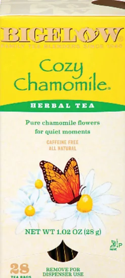 Bigelow® Cozy Chamomile Tea Bags, Box Of 28