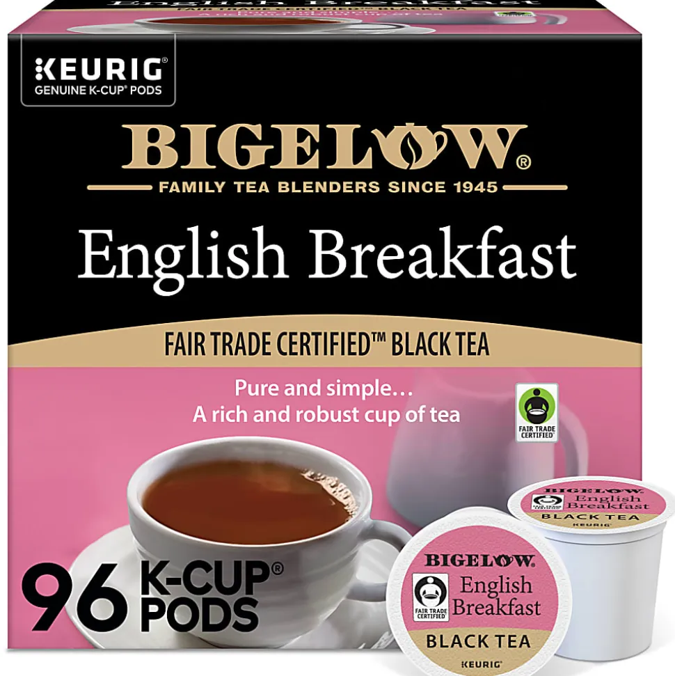 Bigelow® English Breakfast Tea Keurig Single-Serve K-Cup Pods, 96 Count (4 Boxes of 24)