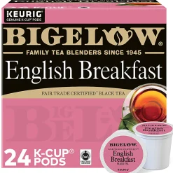Bigelow® English Breakfast Tea Single-Serve K-Cups®, Box Of 24