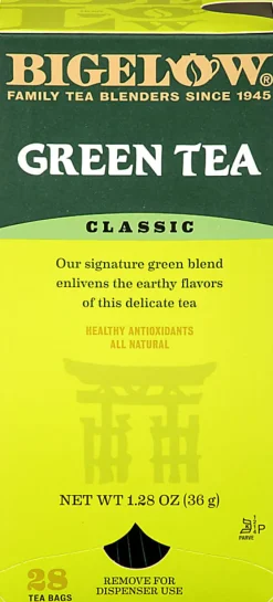 Bigelow® Green Tea Bags, Box Of 28 Bags