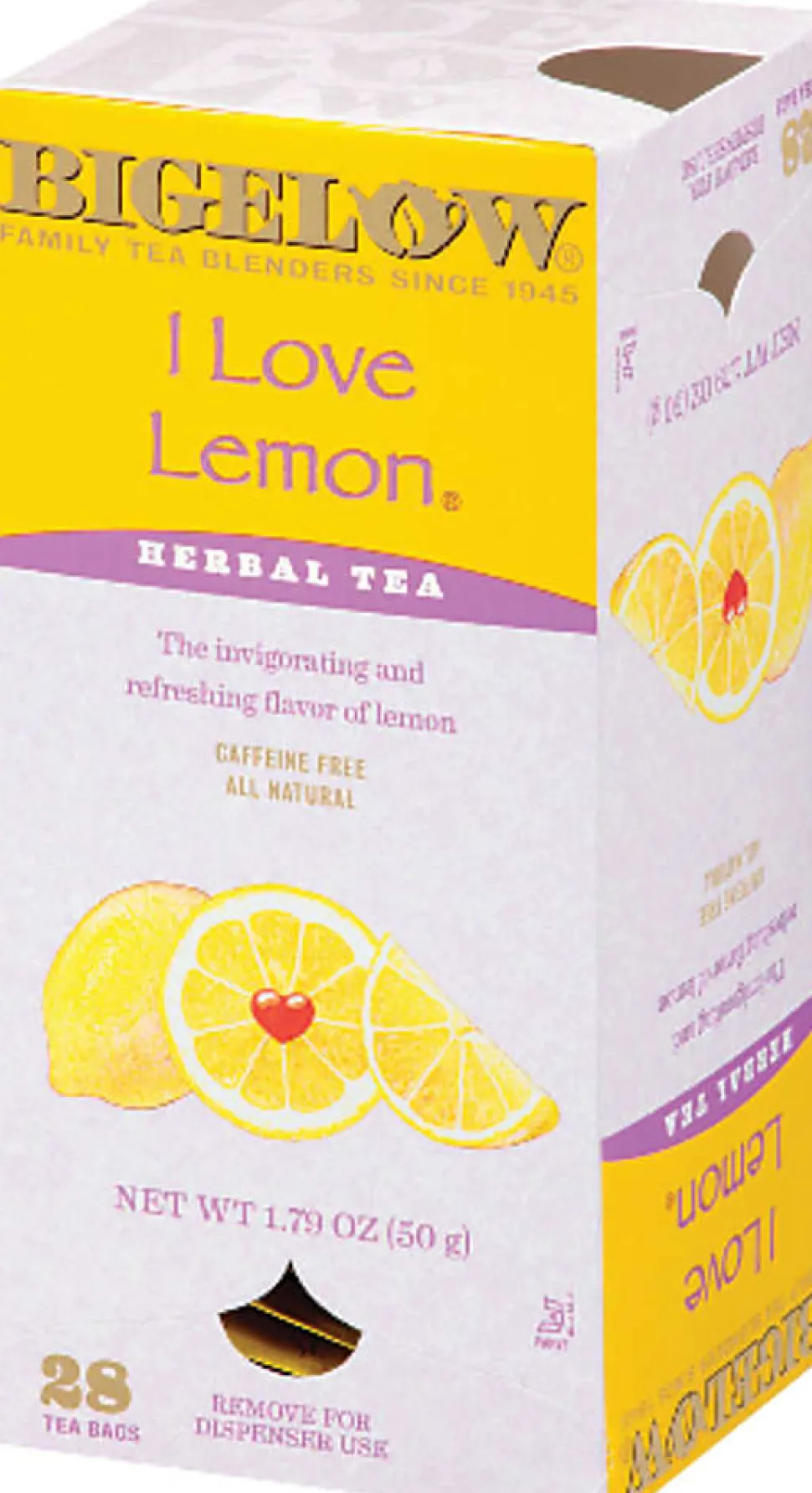 Bigelow® I Love Lemon Tea Bags, Box Of 28