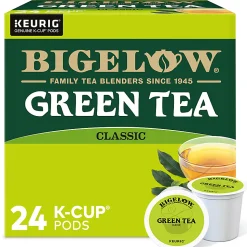 Bigelow® Single-Serve K-Cup® Pods, Green Tea, Box Of 24