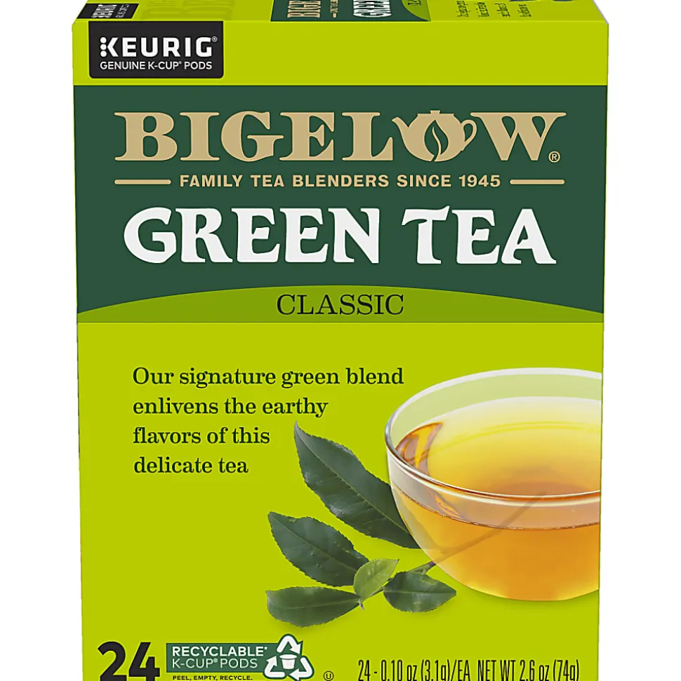 Bigelow® Single-Serve K-Cup® Pods, Green Tea, Box Of 24