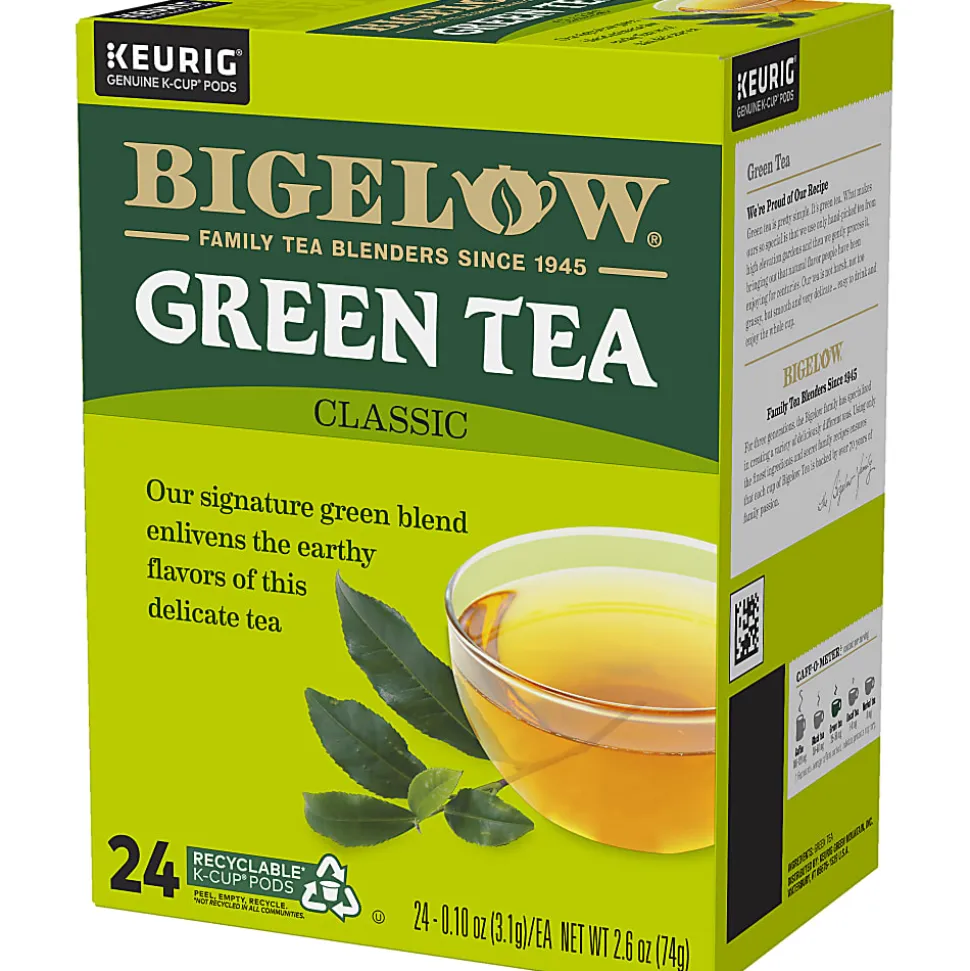 Bigelow® Single-Serve K-Cup® Pods, Green Tea, Box Of 24