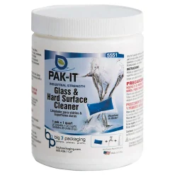 Big 3 Packaging PAK-IT Glass/Hard Surface Cleaner, Breeze Scent, Pack Of 20