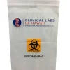 Biohazard Zip Bag, 6" x 9", Pack of 1,000
