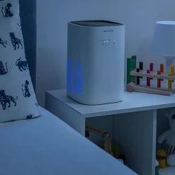 Bionaire 360 True HEPA 3-Stage Filtration Air Purifier With Timer And Nightlight, 155 Sq. Ft. Coverage, 8-1/4” x 12-3/4”