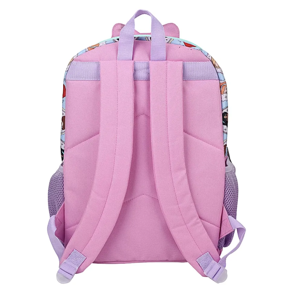 Bioworld Princess 5-Piece Backpack Set, Pink, Total Qty 1