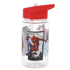 Bioworld Spiderman Backpack With Lunch Bag, Utility Case, Key Chain And Water Bottle, Multicolor
