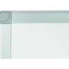 Bi silque Ayda Magnetic Dry-Erase Porcelain Whiteboard, 18" x 24", Aluminum Frame With Silver Finish