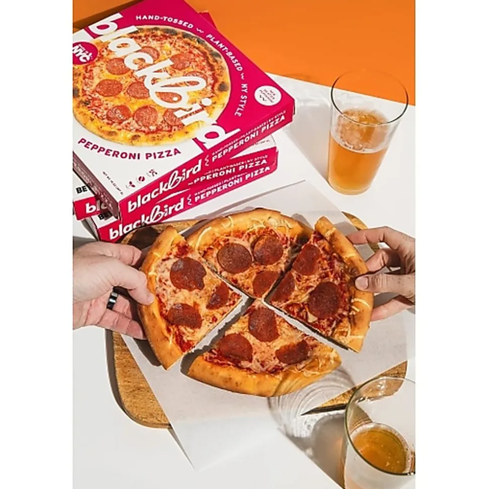 Blackbird Foods Plant-Based Pepperoni Pizzas, 14 Oz, Total Qty 3