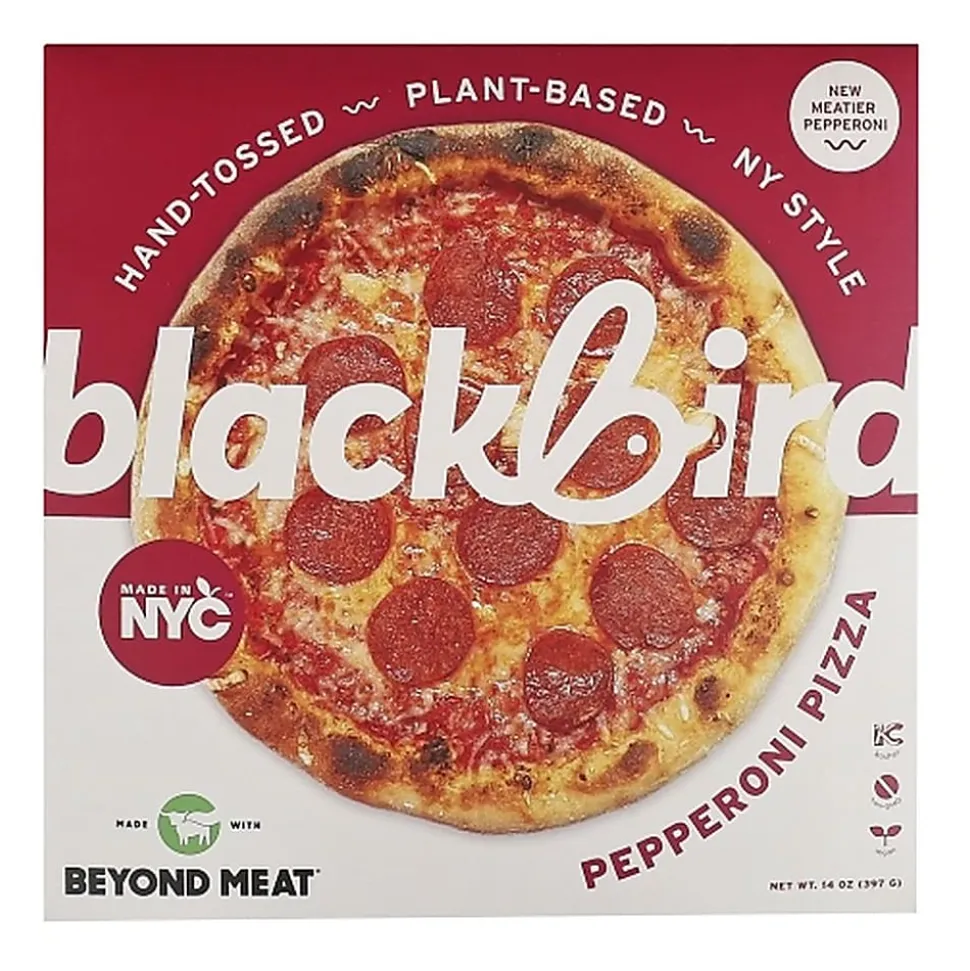 Blackbird Foods Plant-Based Pepperoni Pizzas, 14 Oz, Total Qty 3