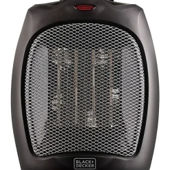 Black+Decker BHDC500B46 1500W Desktop Ceramic Heater, Black