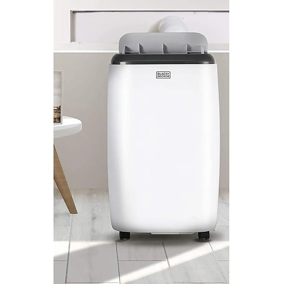 BLACK+DECKER 10,000 BTU Portable Air Conditioner with Remote Control, White