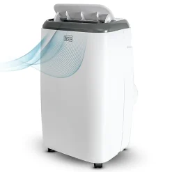 BLACK+DECKER 10,000 BTU Portable Air Conditioner with Remote Control, White