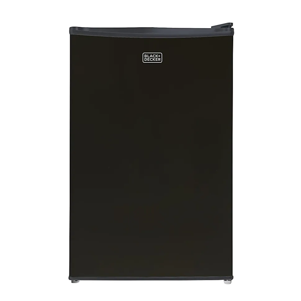 Black+Decker 4.3 Cu. Ft. Compact Refrigerator, Black