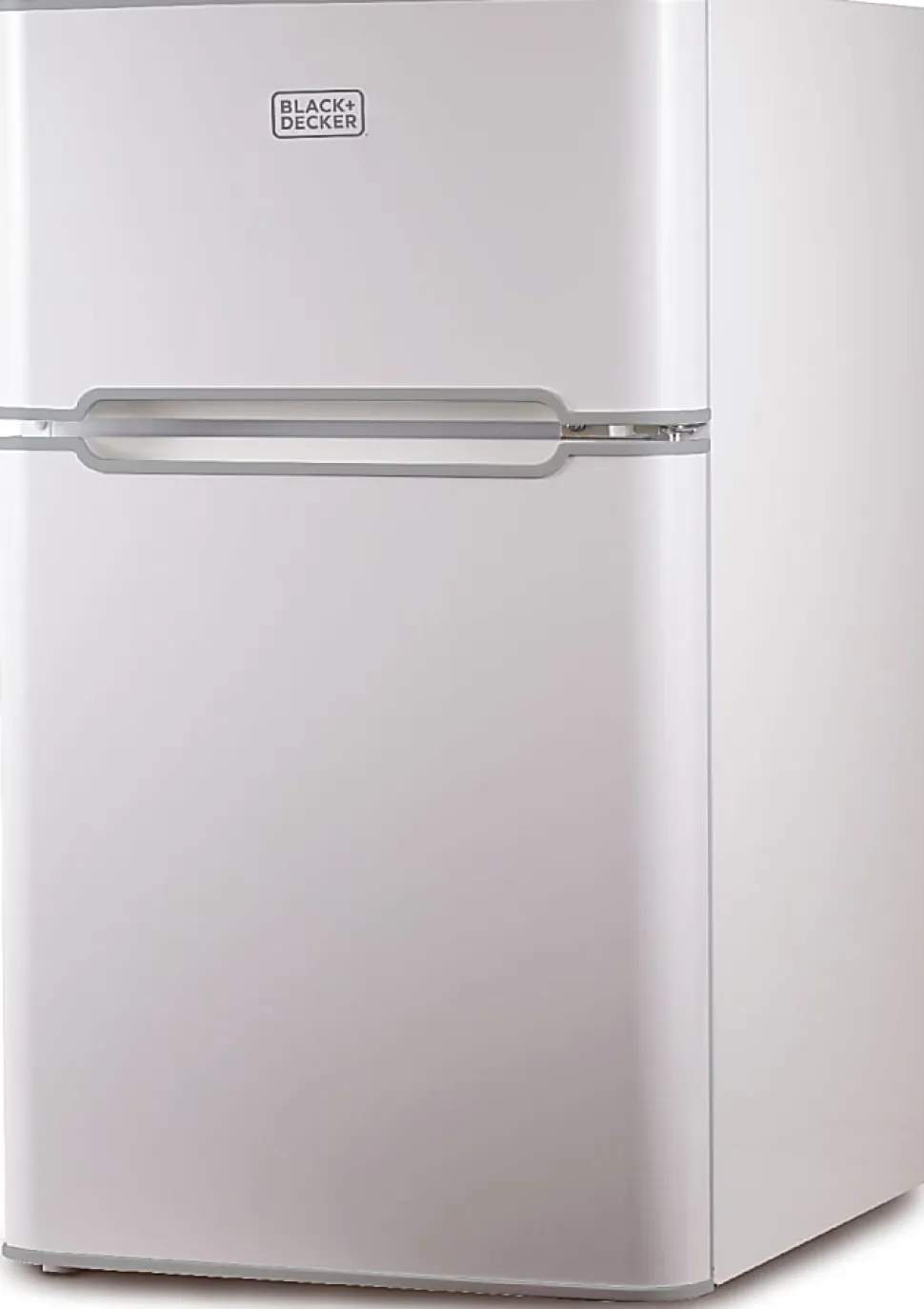 Black+Decker 3.1 Cu. Ft. 2-Door Refrigerator With True Freezer, White