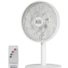Black+Decker 12" Dual Blade Table Fan With Remote, 20”H x 11-3/4”W x 12”D