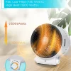 Black+Decker Dual Function 1,500W Desktop Heater And Fan, 9-3/4”H x 8-11/16”W x 6-15/16”D, White