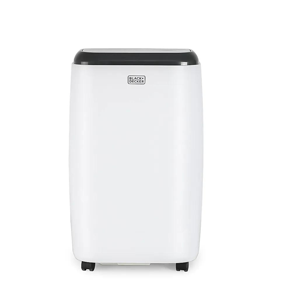 Black+Decker Portable Air Conditioner, 8,000 BTU, 27.2"H x 17.32"W x 13.2"D, White