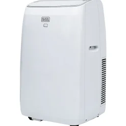 BLACK+DECKER Portable Air Conditioner 10,200 BTU DOE (14,000 BTU ASHRAE 128) with 12,000 BTU Heating for Rooms Up To 700 Sq. Ft., White