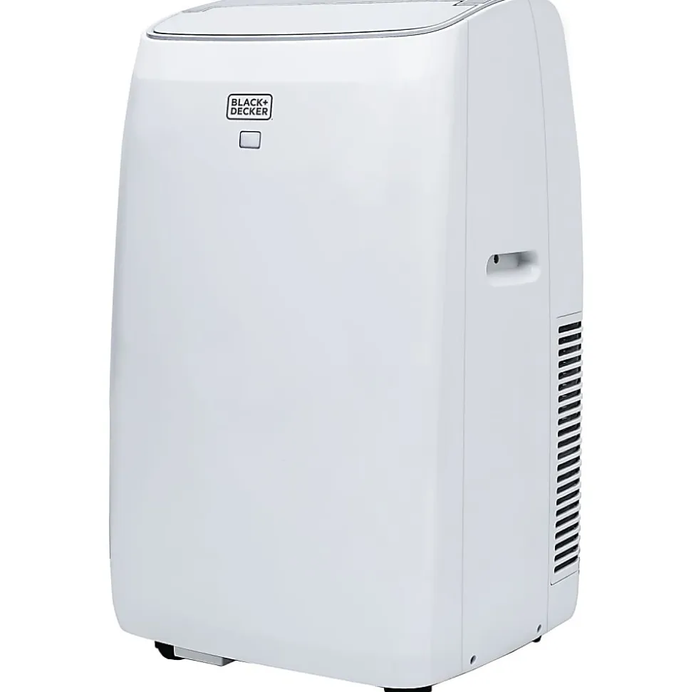 BLACK+DECKER Portable Air Conditioner 10,200 BTU DOE (14,000 BTU ASHRAE 128) with 12,000 BTU Heating for Rooms Up To 700 Sq. Ft., White
