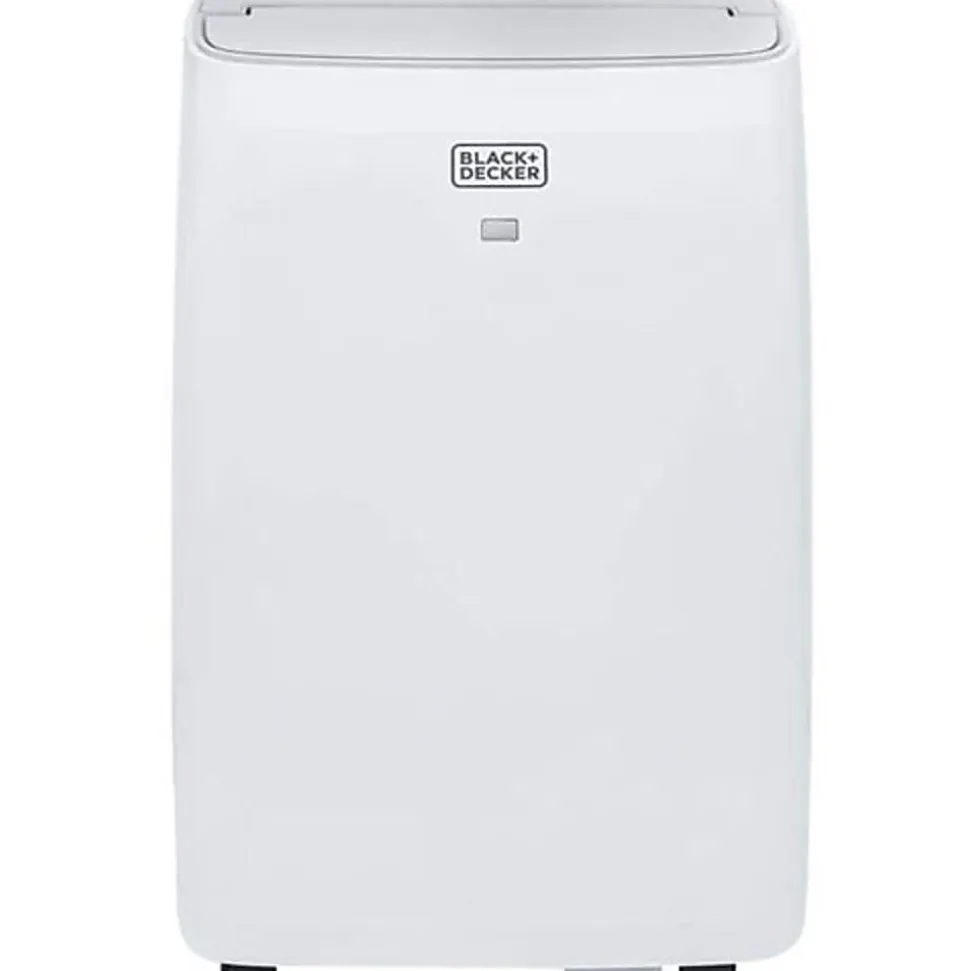 BLACK+DECKER Portable Air Conditioner 10,200 BTU DOE (14,000 BTU ASHRAE 128) with 12,000 BTU Heating for Rooms Up To 700 Sq. Ft., White