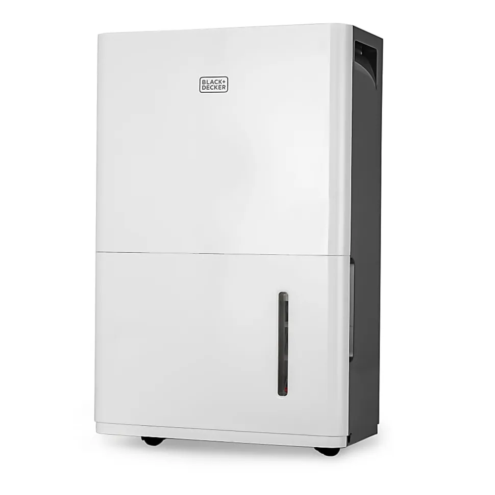 BLACK+DECKER Portable Dehumidifier, 30 Pints, 19-3/4"H x 15-1/4"W x 10-1/4"D