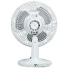 BLACK+DECKER 3-Speed Oscillating Portable Table Fan, 18-5/16"H x 13-5/16"W x 9-13/16"D, White