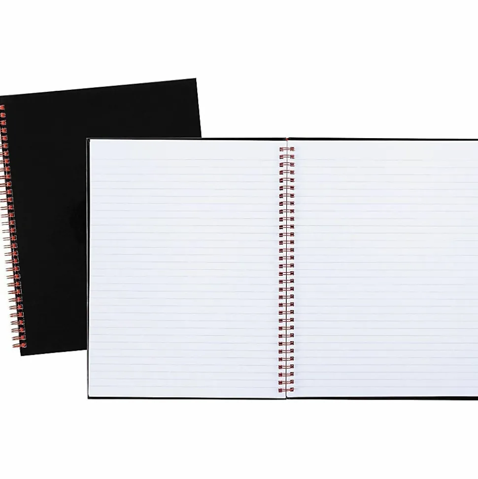 Black n' Red® Business Notebook, 8 1/2" x 11", 1 Subject, Legal Ruled, 70 Sheets, Black/Red