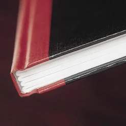 Black n' Redâ„¢ Notebook/Journal, 11 3/4" x 8 1/4", 192 Pages (96 Sheets), Black/Red, (D66174)