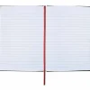 Black n' Red™ Notebook/Journal, 8 1/4" x 5 7/8", 192 Pages (96 Sheets), Black/Red (E66857)