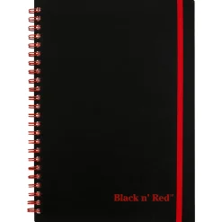 Black n' Red™ Poly Notebook/Journal, 8 1/4