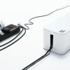 Bluelounge® 16" L x 6.25" W x 5.25" H CableBox Cable Organizer, White, BLUCB-01-WH