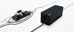 Bluelounge® 16" L x 6.25" W x 5.25" H CableBox Cable Organizer, Black, BLUCB-01-BL